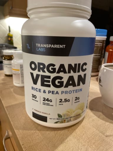 Organic Vegan Rice & Pea Protein (Vanilla)