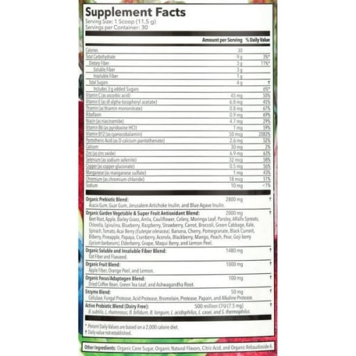 Juce Super Fruit & Veggie Vitamin Blend (Garden Berry)