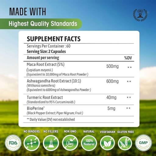 Maca Root & Ashwagandha