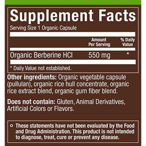 Organic Berberine