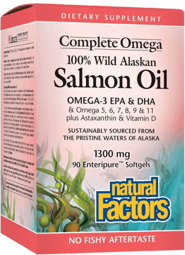 Complete Omega 100% Wild Alaskan Salmon Oil 1300 mg
