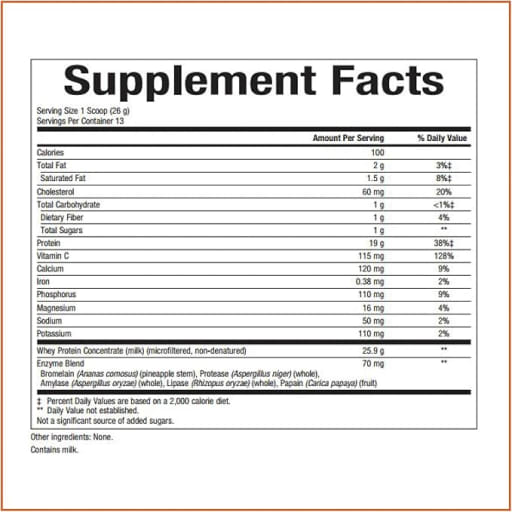 Whey Factors Grass Fed Whey Protein