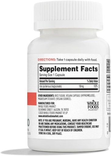 Chelated Iron 18 mg