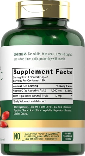 Timed Release Vitamin C 1000mg with Rose Hips