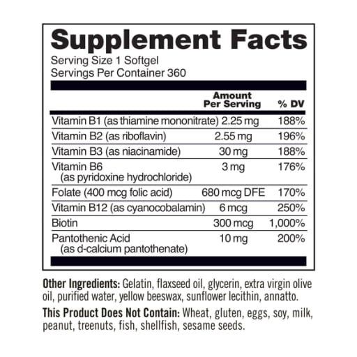 Vitamin B Complex Max Vitality