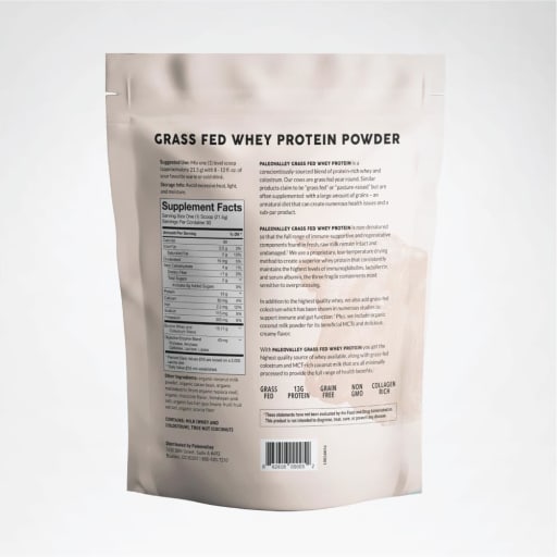 Grass Fed Whey Protein With Colostrum (Vanilla)