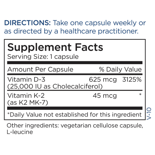 Vitamin D-3 with Vitamin K-2 MenaQ7