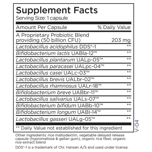BioMaintenance Shelf Stable Probiotic 50 Billion/12 Strains