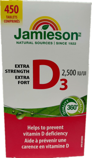 Extra Strength D3 2500 IU