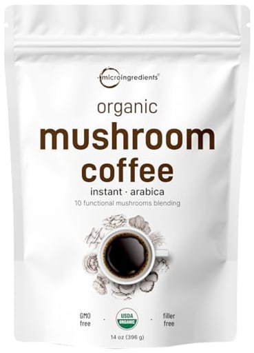 Organic Instant 10 in 1 Mushroom Coffee Powder