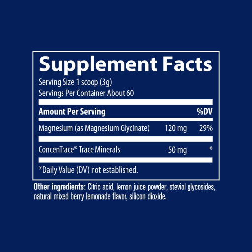Magnesium Glycinate Powder (Mixed Berry Lemonade)