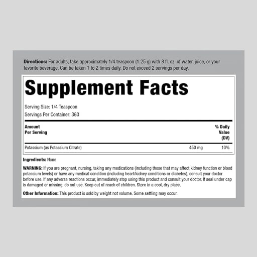 Potassium Citrate Powder