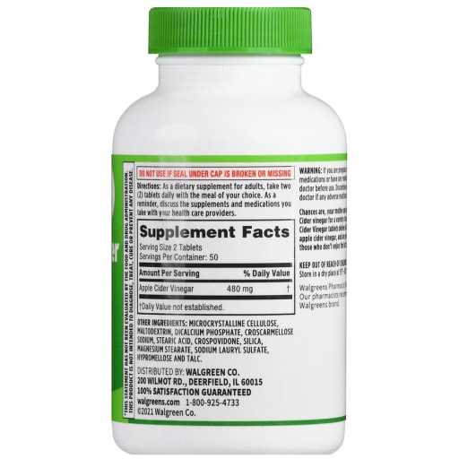 Apple Cider Vinegar 480 mg