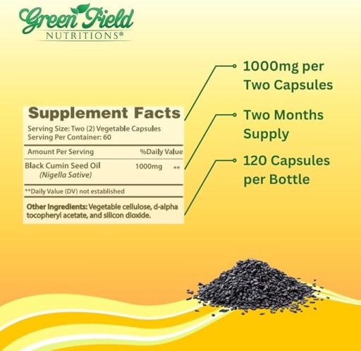 Black Seed Oil 1000mg