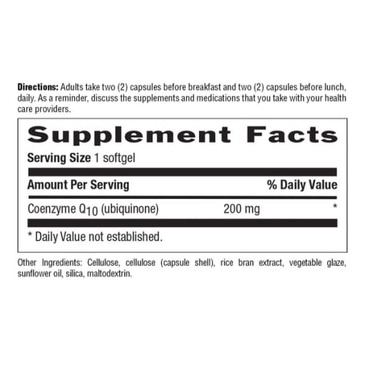 Vegan CoQ10 200 mg