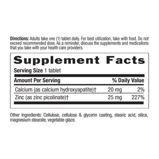 Zinc Picolinate 25 mg
