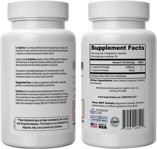 L-Arginine 3,000 mg