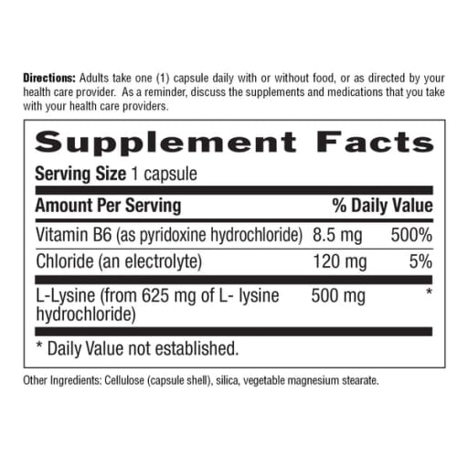 L-Lysine 500 mg