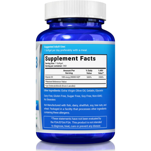 Vitamin D3 4000 IU
