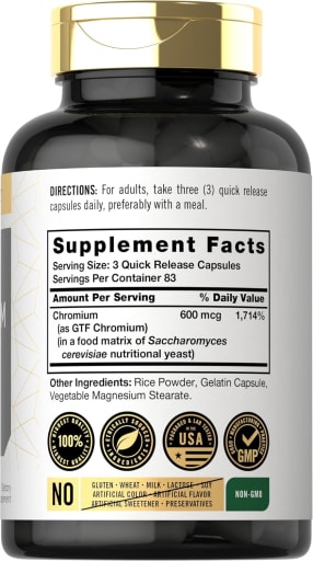 GTF Chromium 600mcg
