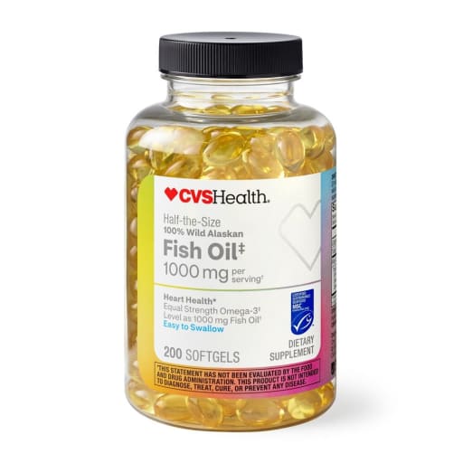 Half-the-Size Fish Oil 1000 mg