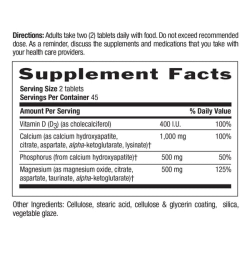 Calcium-Magnesium Complex With Vitamin D3