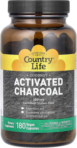 Coconut Activated Charcoal 260 mg