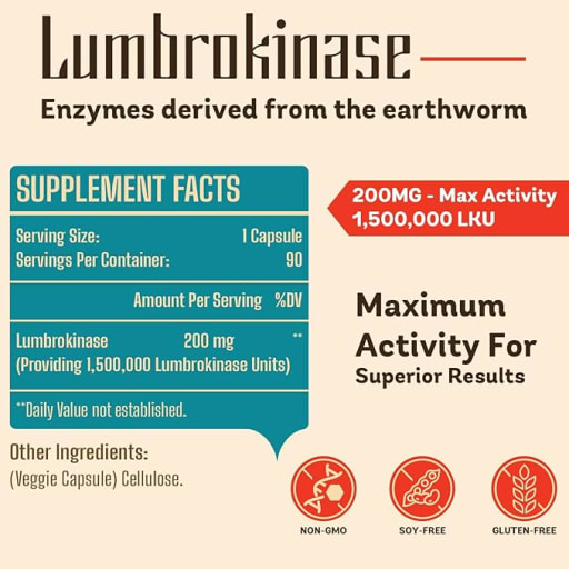 Lumbrokinase
