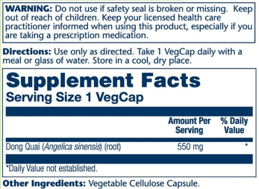 True Herbs Dong Quai 550 mg
