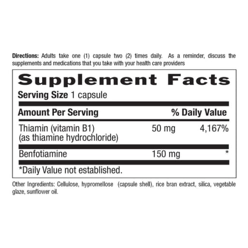 Benfotiamine with Thiamin 150 mg