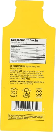 Propolis and Vitamin C Liposomal