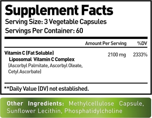 Liposomal Vitamin C 2100 mg