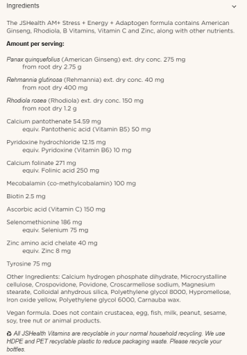 AM+ Stress + Energy + Adaptogen