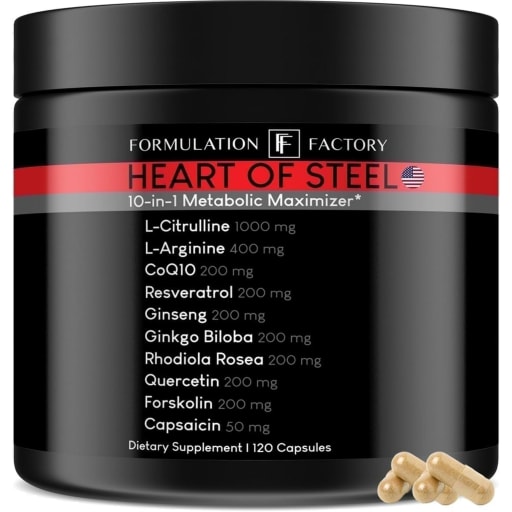 Heart of Steel: Nitric Oxide & Blood Pressure Support