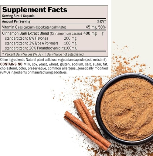 ProCaps Cinnamon 400 mg – TrustScore® 8.2/10 | SuppCo