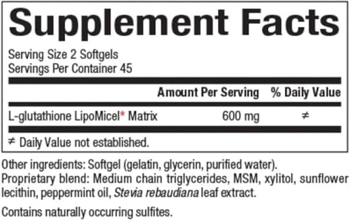 Glutathione LipoMicel Matrix