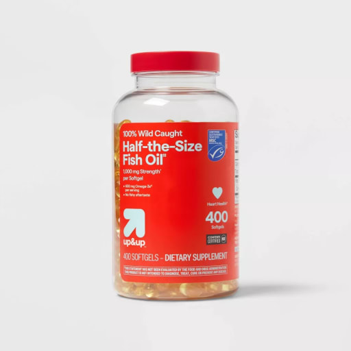 100% Wild Caught Half-the-Size Fish Oil