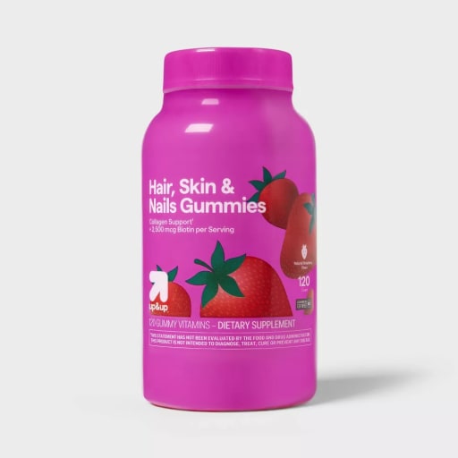 Hair, Skin, & Nail Gummies (Strawberry)