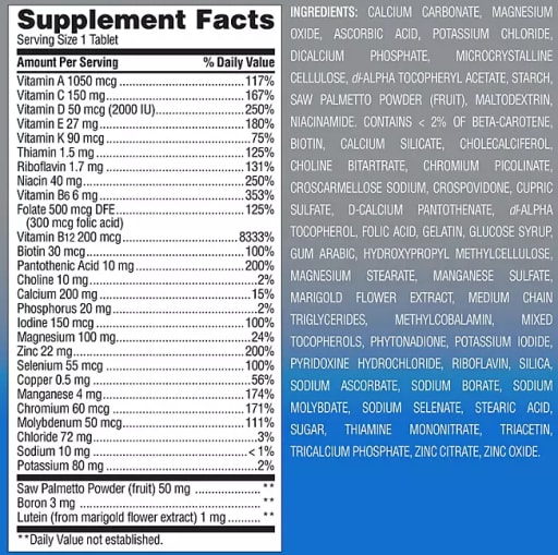 Advanced Men's 50+ Multivitamin