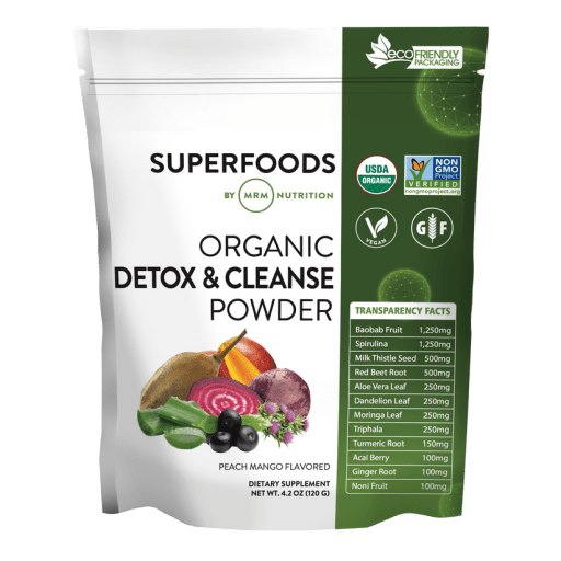 Organic Detox & Cleanse Powder (Peach Mango)