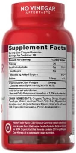 Organic Apple Cider Vinegar Gummies