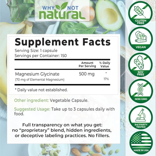 Magnesium Glycinate 500 mg