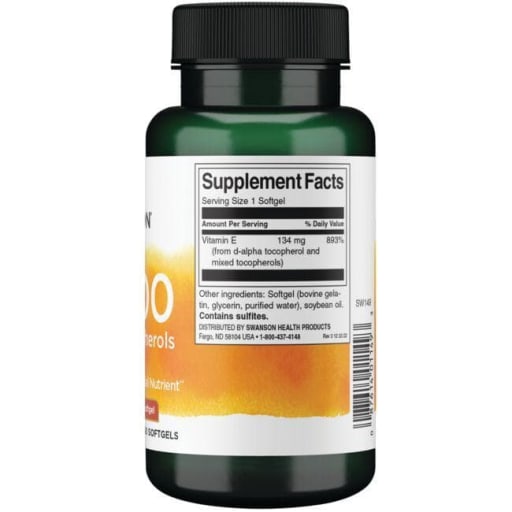 Natural Vitamin E 200 IU (134.2 mg)