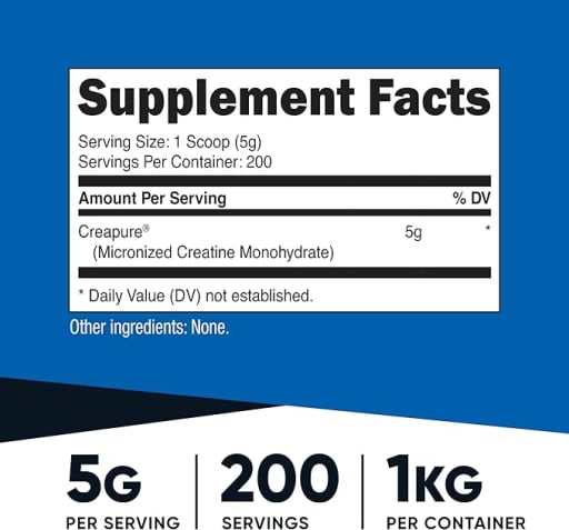 Creatine Monohydrate Made With Creapure