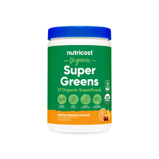 Organic Super Greens Powder (Orange Sunrise)