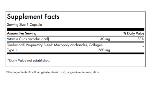 Tendon Support Formula - Featuring Tendaxion