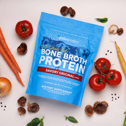 100% Grass Fed Bone Broth Protein (Savory Original)