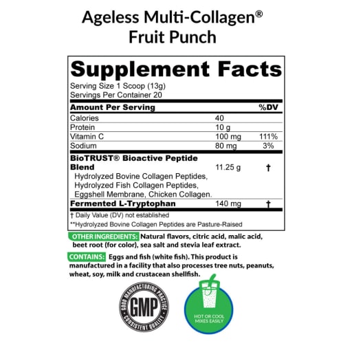 Ageless Multi-Collagen (Fruit Punch)
