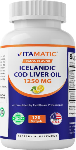 Icelandic Cod Liver Oil 1250 mg