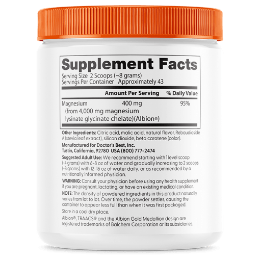 High Absorption Magnesium Powder Sweet Peach